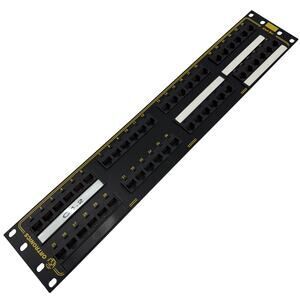 Ortronics Cat5e 48‑Port 19" Rack‑Mount Patch Panel (2U)